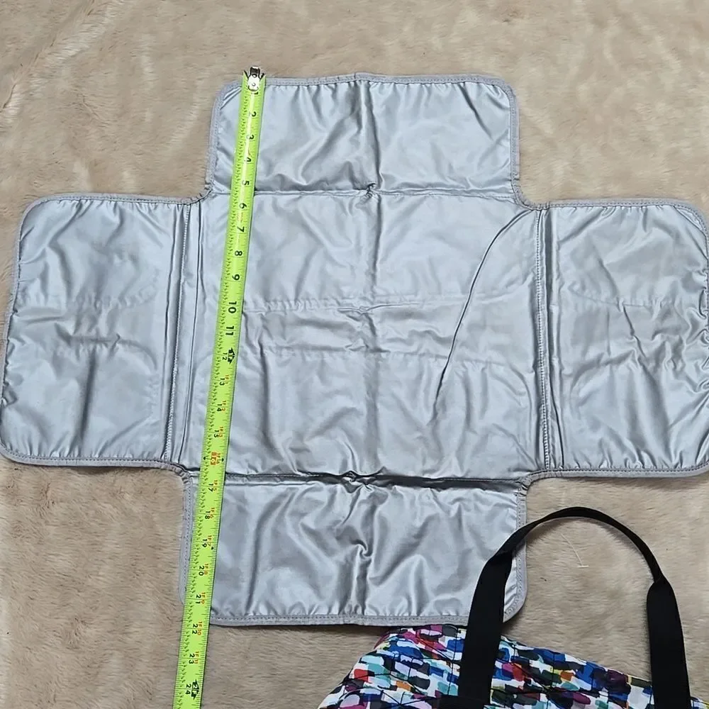 Kate Spade Signature Spade Quilted Bon Shopper Diaper Bag/ Tote Bag